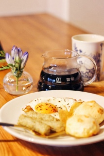 Kicking off Saturday with favorite bread and coffee